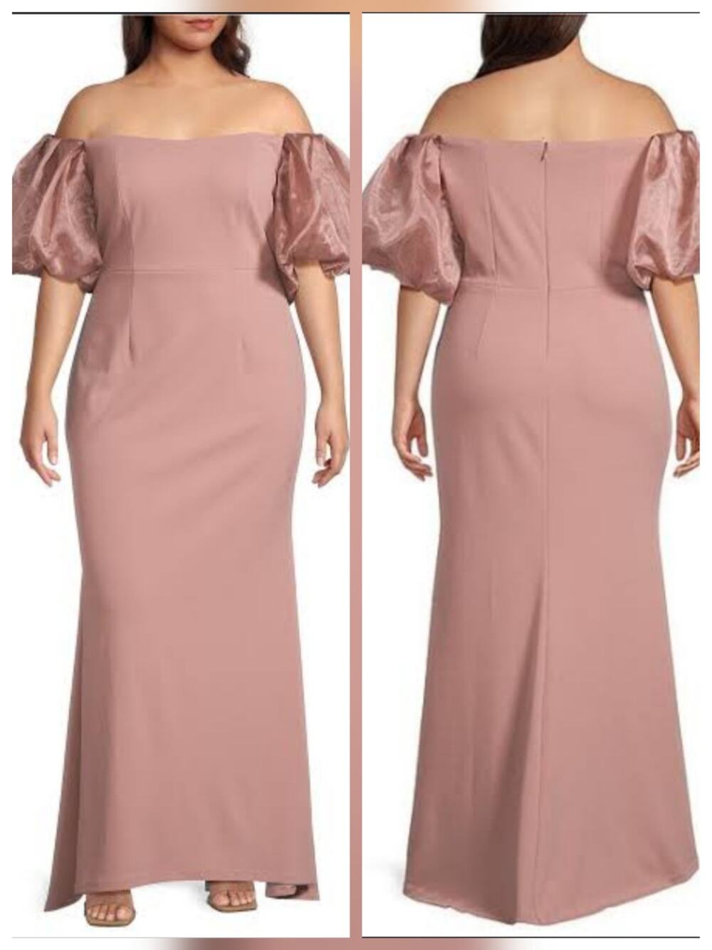 Eliza J - Puff Sleeve Sheath Dress